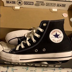 All Black converse.High top.